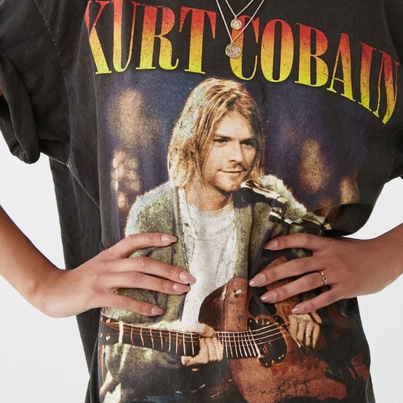 Kurt Cobain Tee Shirt Dress - Picture 2 of 2
